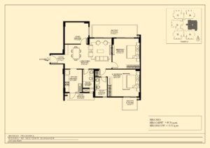 Godrej Arista 2.5BHK Floor Plan Type 1