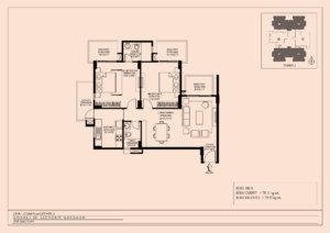 Godrej Arista 2BHK Floor Plan