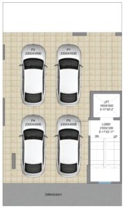 TYPE C (STILT FLOOR PLAN)