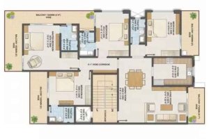 Adani-samsara-vilasa-Floor-plan-4bhk