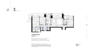 Bptp Amstoria Verti Greens 3 Bhk Floor Plan Type 1