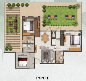 Jms-silver-living-sector-95-gurgaon-floor-plan-type-e