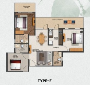Jms-silver-living-sector-95-gurgaon-floor-plan-type-f