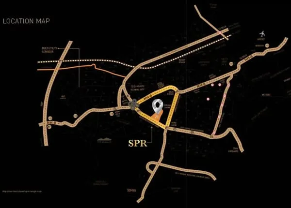 Signature-global-cloverdale-spr-sector-71-gurgaon-location-map