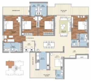 Tulip-crimson-sector-70-gurgaon-floor-plan-4-bhk