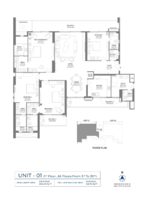 Experion-windchants-nova-sector-112-gurgaon-floor-plan-unit-01-3rd-to-30th