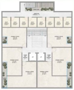 Jms-the-majestic-sector-9-manesar-gurgaon-floor-plan-type-a-basement