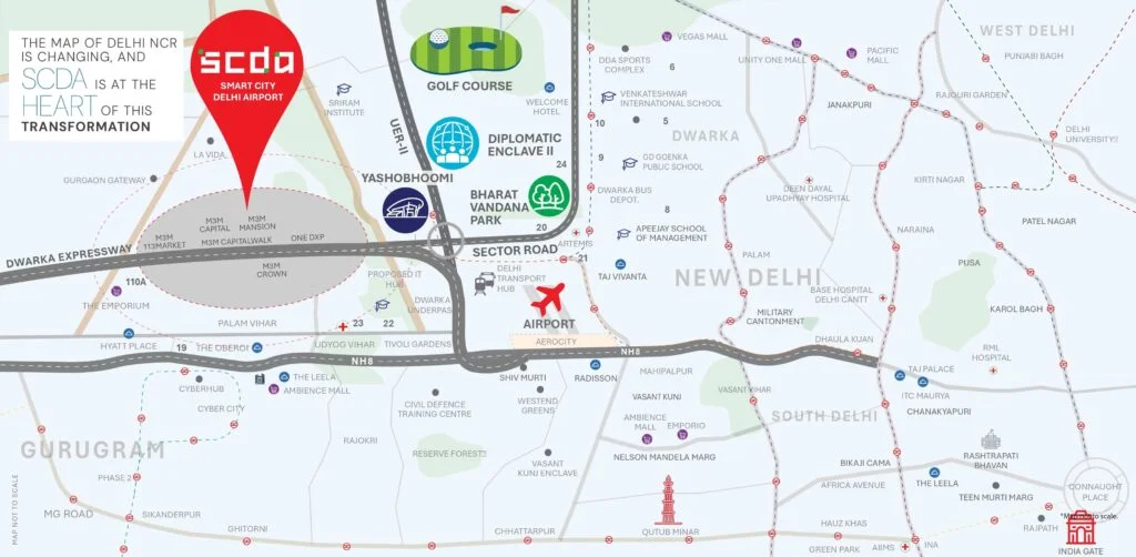 M3m-mansion-sector-113-gurgaon-location-map