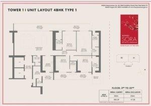 Godrej Sora Tower-1-4bhk-type-1