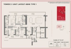 Godrej Sora Tower-2-4bhk-type-1