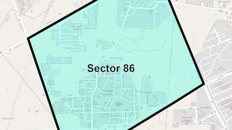 Emaar-sector-86-gurgaon-location-map