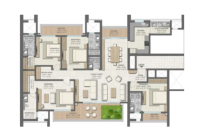 Suncity-monarch-residences-sector-78-gurgaon-floor-plan-3-bhk