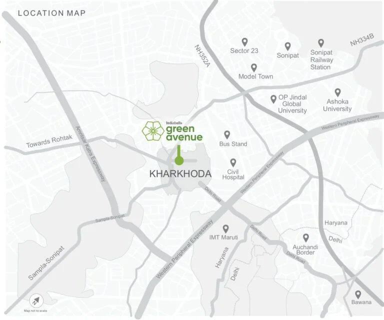 Indiabulls-green-avenue-location-map