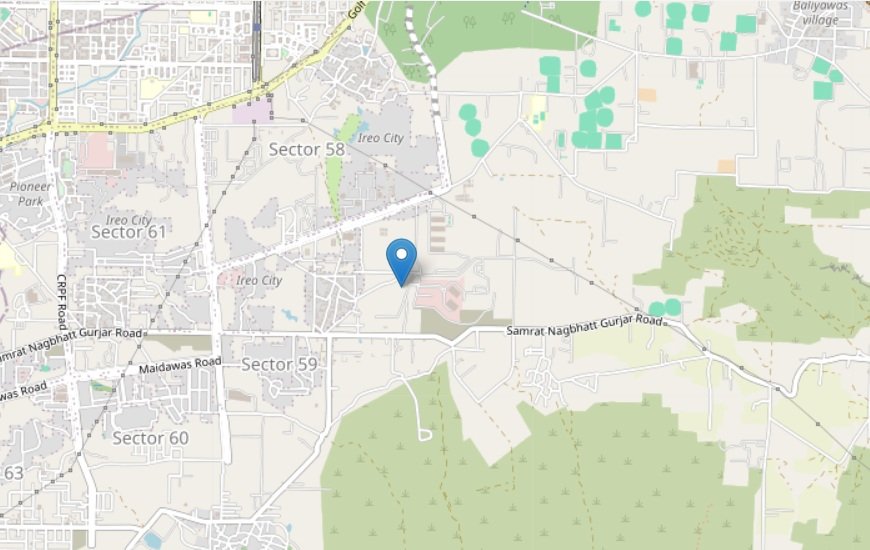 Sobha-crescent-sector-63a-gurgaon-location-map