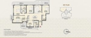 Eldeco Terra And Sol 3.5 Bhk Floor Plan