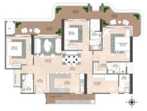 Origen-the-oryza-sector-88a-gurgaon-floor-plan-3bhk-type-2