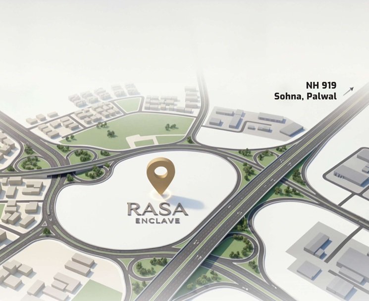 Rasa-enclave-dhatir-sohna-road-palwal-location-map