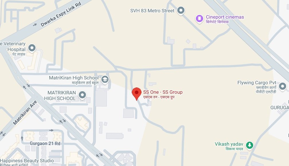 Ss-one-sector-83-gurgaon-location-map