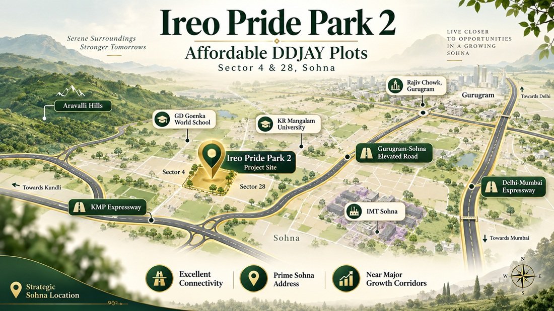 Ireo Pride Park 2 Location Map