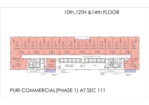 Puri Aerosphere 10th 12th And 14th Floor Plan