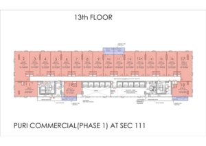 Puri Aerosphere 13th Floor Plan