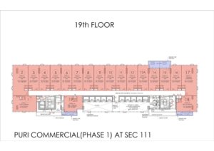 Puri Aerosphere 19th Floor Plan