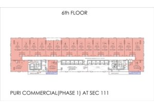 Puri Aerosphere 6th Floor Plan
