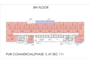 Puri Aerosphere 8th Floor Plan
