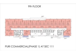 Puri Aerosphere 9th Floor Plan